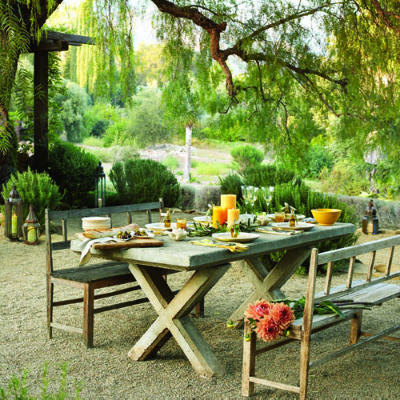Outdooring »: comment meubler, aménager et décorer un espace ... Décor Arrière cour