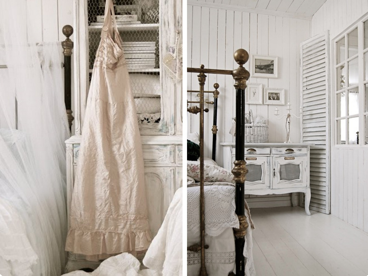Comment donner un style shabby chic à votre décoration ... Décor Chalet Literie