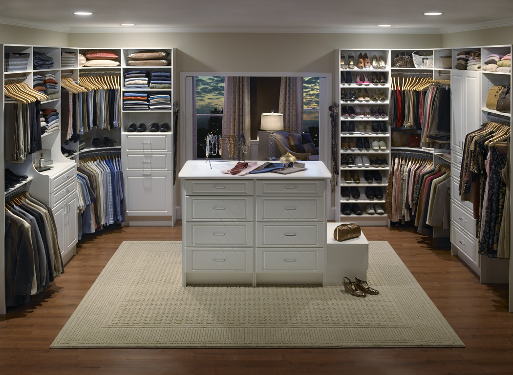 Apartment ideas closet: white drum shade floor lamp contemporary ...