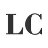 Logo Linen Chest Logo Linen Chest indication des lettres LC en noir sur un fond blanc