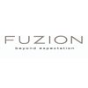 Logo de Fuzion Flooring Logo de Fuzion Flooring avec le slogan 'Beyond Expectation' en lettres modernes et épurées