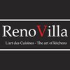 Logo de RenoVilla Logo de RenoVilla - L'art des Cuisines, spécialiste en conception de cuisines haut de gamme