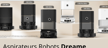 Balayeuses Robots de la marque Dreame