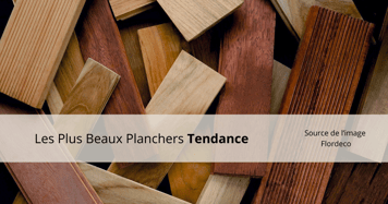 Assemblage de lattes de bois variées signée Flordeco