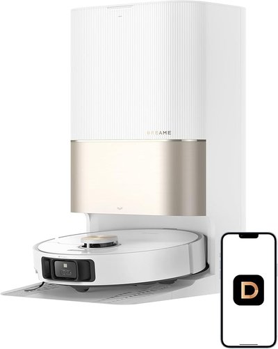 Dreame Aspirateur robot X40 Ultra avec balai amovible et relevable