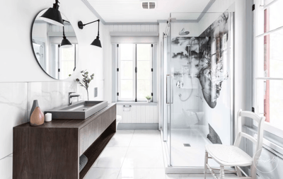 Salle de bain moderne au design scandinave