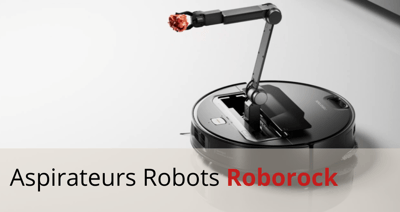 Aspirateur robot Roborock Aspirateur robot Roborock avec bras robotisé intelligent.