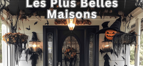 Les Plus Belles Maisons Décorés pour l'Halloween Devant de Maison avec décorations d'Halloween