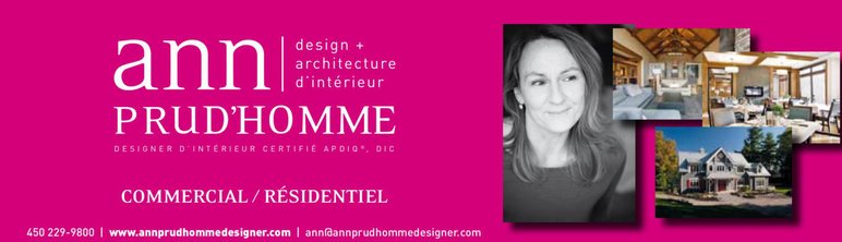 Ann Prud’homme, designer d’intérieur certifiée APDIQ Ann Prud’homme, designer d’intérieur certifiée APDIQ, spécialisée en design et architecture d’intérieur commercial et résidentiel au Québec
