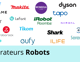 Logos des principales marques d’aspirateurs robots