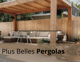 Pergola de chez Patio Concept Construction avec Salon extérieur.