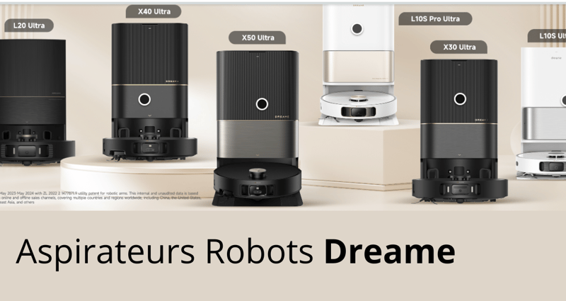 Balayeuses Robots de la marque Dreame