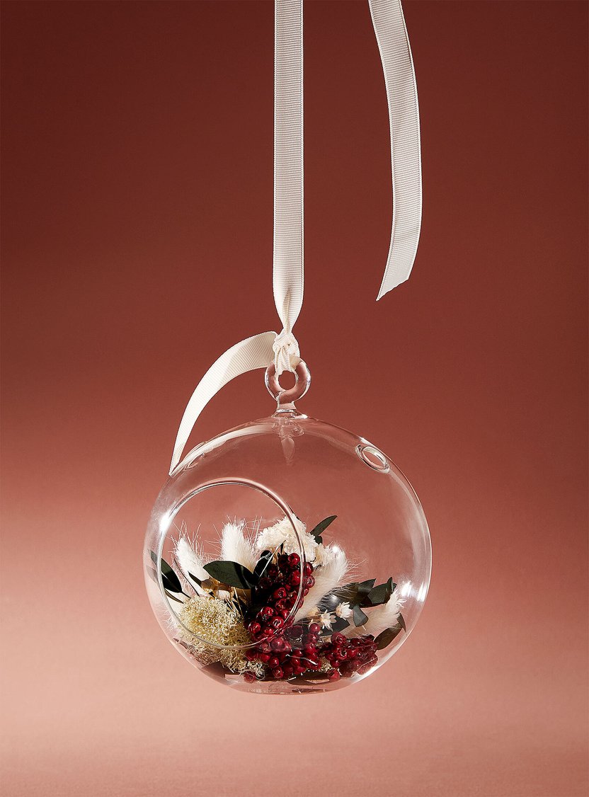 50 Pièces Ornements De Noël En Acrylique Transparent - Boules Plates 7.5cm, Vierges, Avec Ruban - Pour Déco DIY Sapin