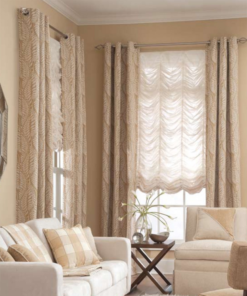 rideau pour grande fenêtre salon