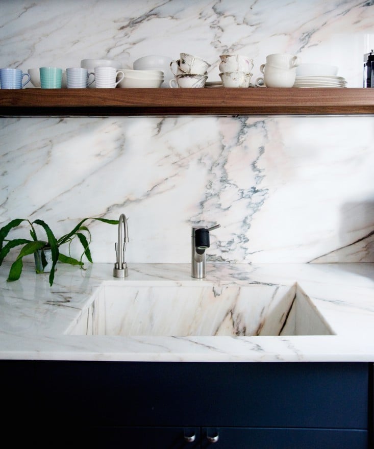 L'éternelle beauté du marbre. SOURCE: http://www.remodelista.com/