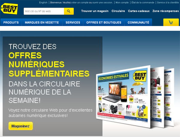 Best Buy en ligne