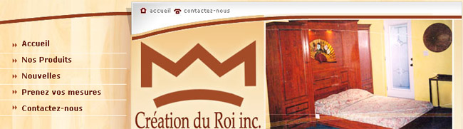 Création du Roi Meubles en ligne