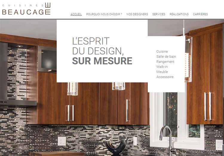 Cuisines Beaucage en ligne