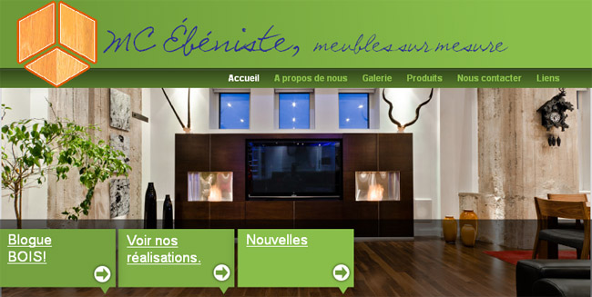 MC Ébénisterie meubles sur mesure en ligne