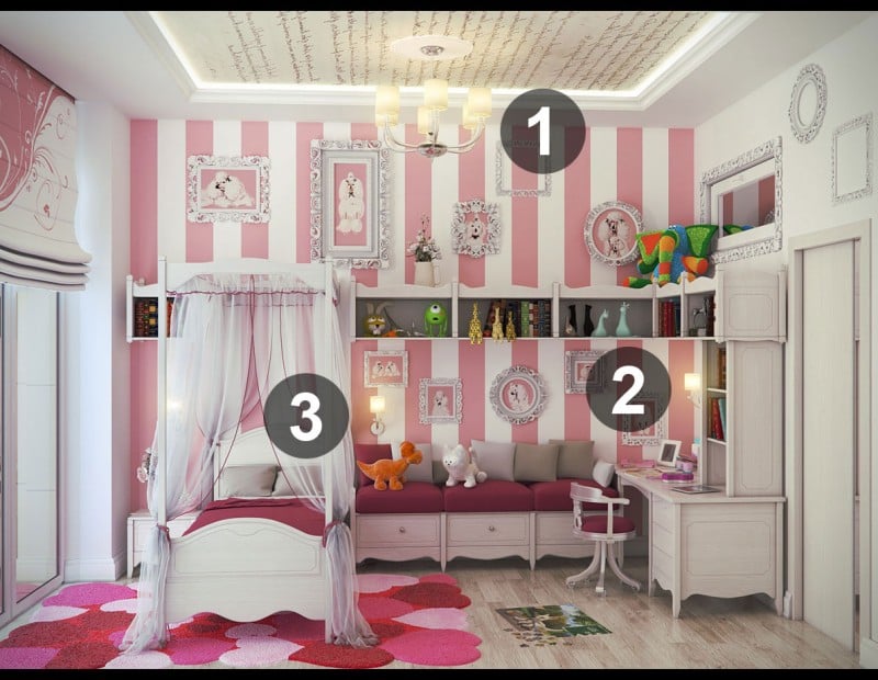 Éclairage général, fonctionnel et d’accent: une chambre d’enfant bien éclairée! SOURCE: https://www.ameublements.ca/naviguer/www.ntudebsoc.org