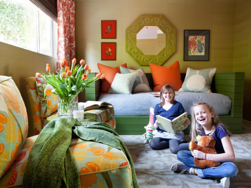 La chambre d’enfant parfaitement Feng Shui et formidablement vivante! SOURCE: www.hgtv.com 